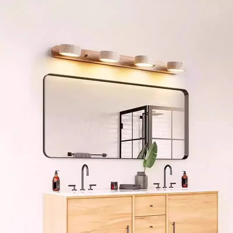 Spanish Natural Limestone Double-Sided Wall Lamp Creative