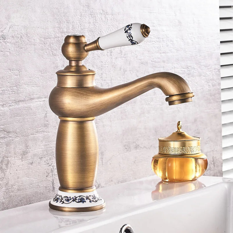 Nordic Lamp Shape Creative Design Bathroom Basin Faucet