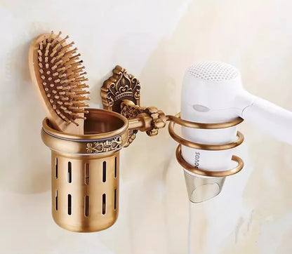 Antique Bronze Carved Bathroom Aluminum Bath Hardware Bathroom