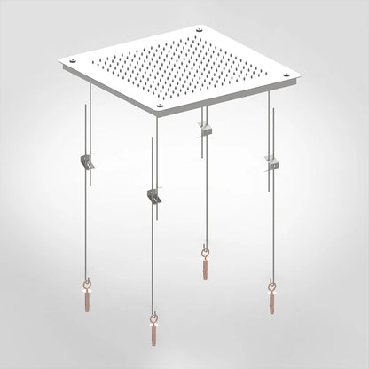 Relextime Luxury Ceiling Rain Shower Head Modern Hidden