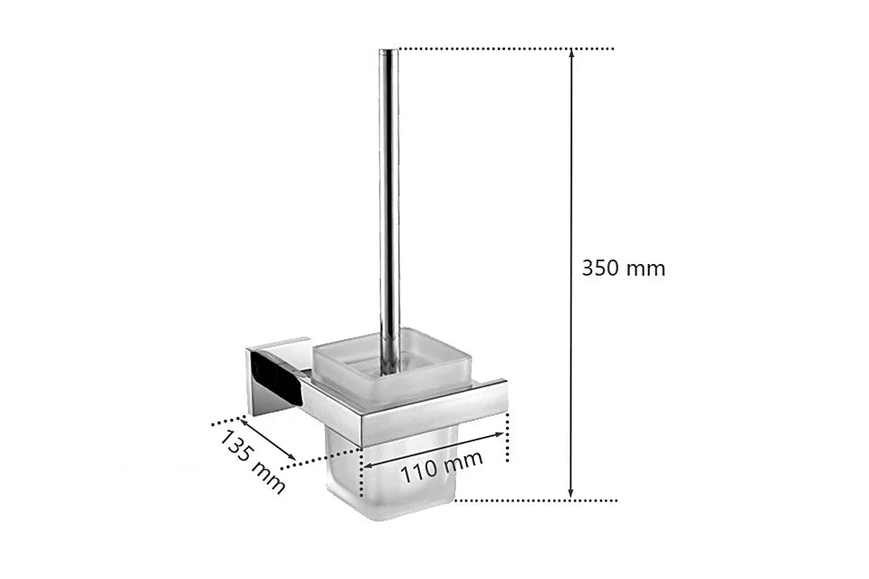 Stainless Steel Bathroom Hardware Mirror Chrome Polished Towel