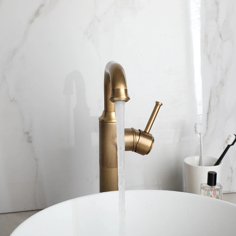 Zappo Bathroom Basin Faucet Rotatable Spout Cold Water