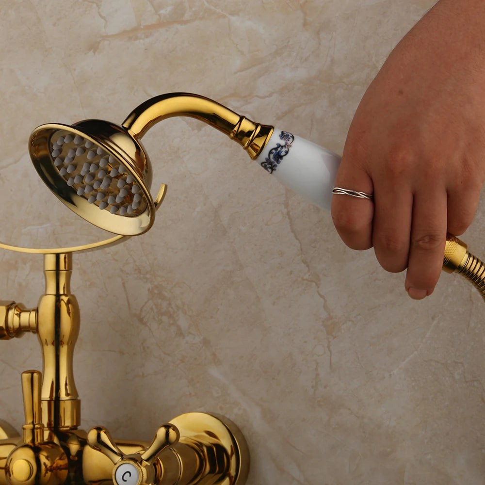 Zappo Bathtub Faucet Vintage Telephone Style Dual Handles