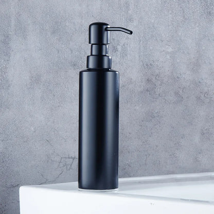 Black Liquid Soap Dispenser Shampoo Hotel Bathroom Wall