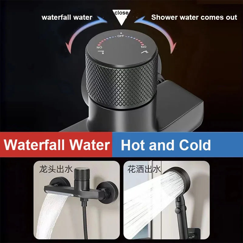 Bathroom Shower Faucet Brass Mixing Valve Shower Bathtub