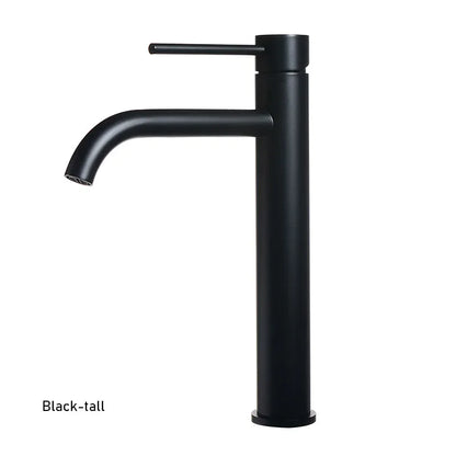 Brushed Gold Bathroom Basin Faucet Cold Mixer Water