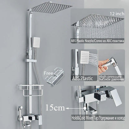 Black Shower Faucet Ways Showers Faucet Systems Adjustable