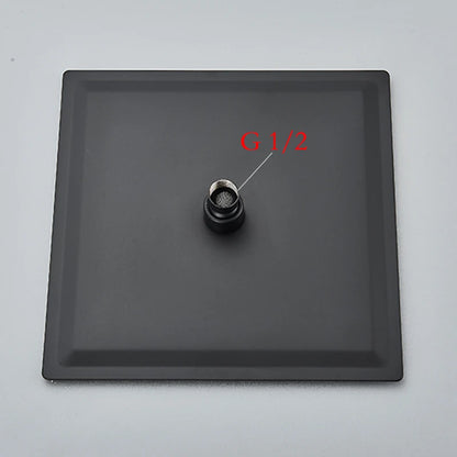 Wanmivezlo Black/Chrome Brass Shower Faucet Bathroom Shower Mixer