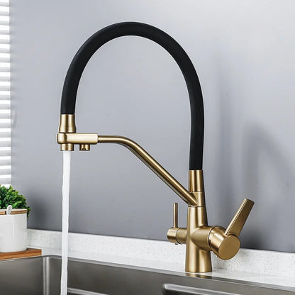 Filtered Sink Faucets Purification Tap 360 Rotate Water