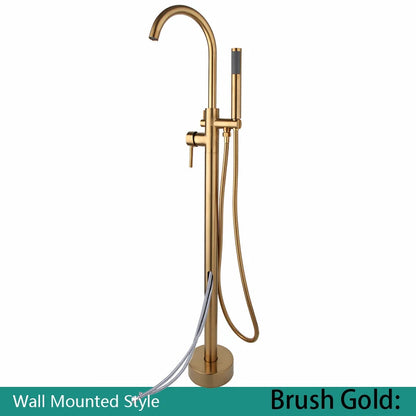 Kemaidi Golden Plated Bathtub Filler Shower Roman Tub