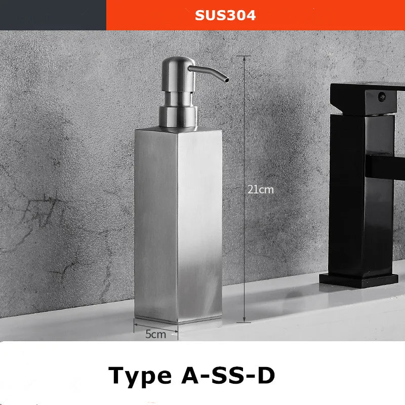 Black Liquid Soap Dispenser Shampoo Hotel Bathroom Wall
