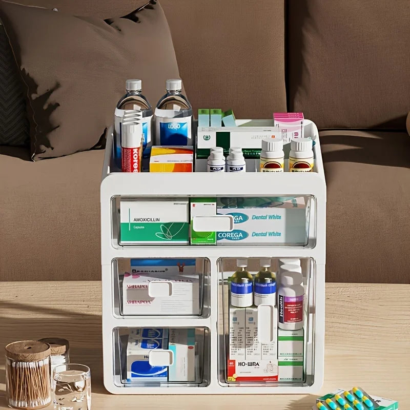 Medicine Cabinet Medicine Manager Drawer Type Large-Capacity