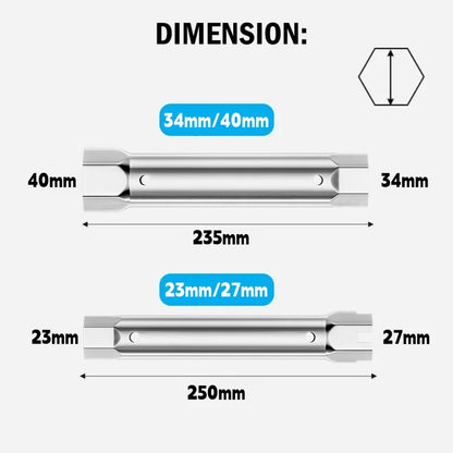 Sink Faucet Socket Wrench Repair Pipe Spanner 23-27mm/34-40mm