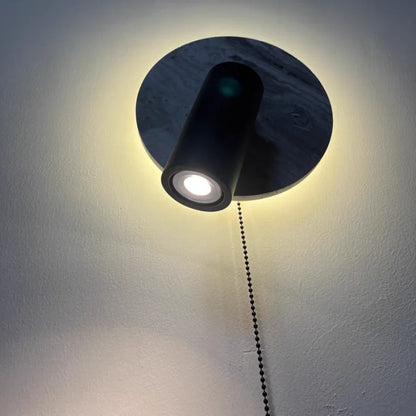 Iwhd Wood Led Wall Lamp Sconce Pull Chain