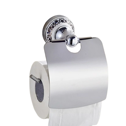 Stainless Steel Ceramic Bathroom Robe Hook Paper Holder