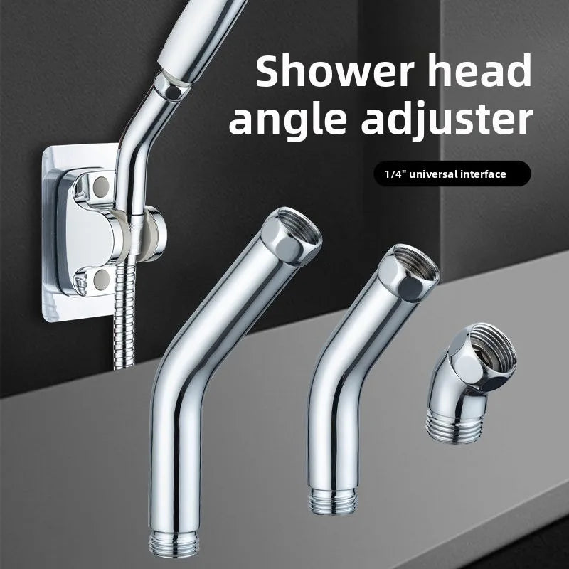 Shower Head Extension Arm Adjustable Angle Rotatable Connector