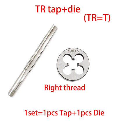 1set Left/Right Trapezoid Taps Round Die Tr 10