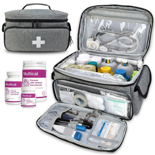 Travel First Aid Kit Bag Medical Carry Bag