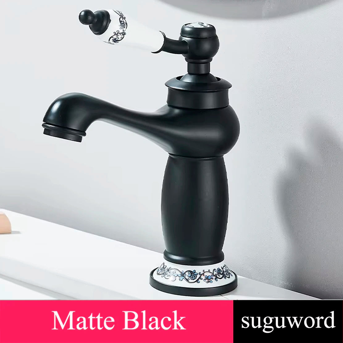 Nordic Lamp Shape Creative Design Bathroom Basin Faucet