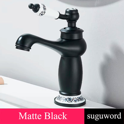 Nordic Lamp Shape Creative Design Bathroom Basin Faucet