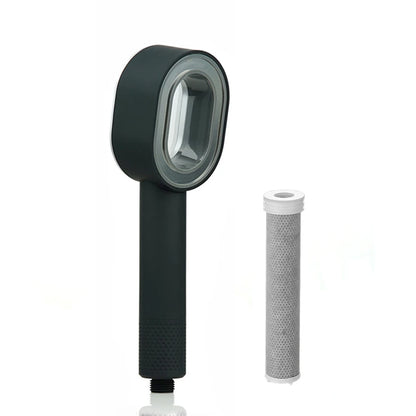 Filter Shower Head Beauty High Pressure Black Hand