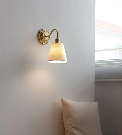 Iwhd Nordic Modern Led Wall Lamps Sconce Copper