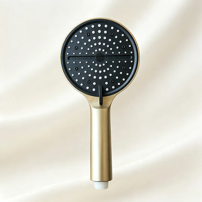 Gold Brass Shower Mixer Crane Hand Shower Wall