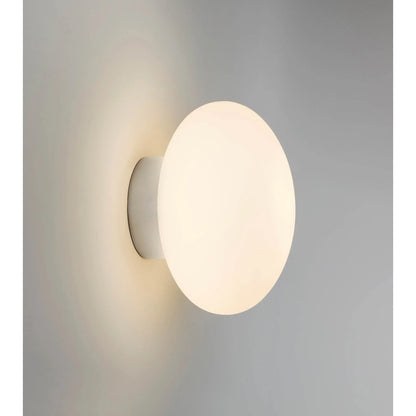 Modern White Wall Lamp Ball Glass Wall Sconce