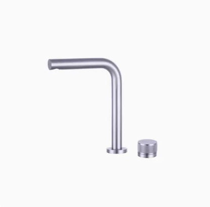 Tuqiu Black Basin Faucet Bathroom Faucet Two Holes