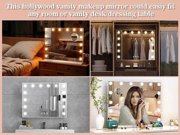 Uk Hollywood Mirror Vanity Make Up Mirror Lights