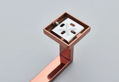 Bathroom Hardware Rose Gold Polish Shiny Bathrobe Hook