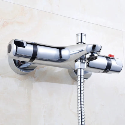 Thermostatic Mixing Valve Brass Shower Valve Temperature Control