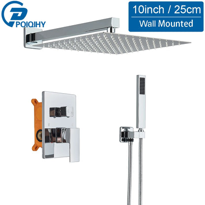 Concealed Chrome Shower Bathroom Shower Faucet Bath Shower