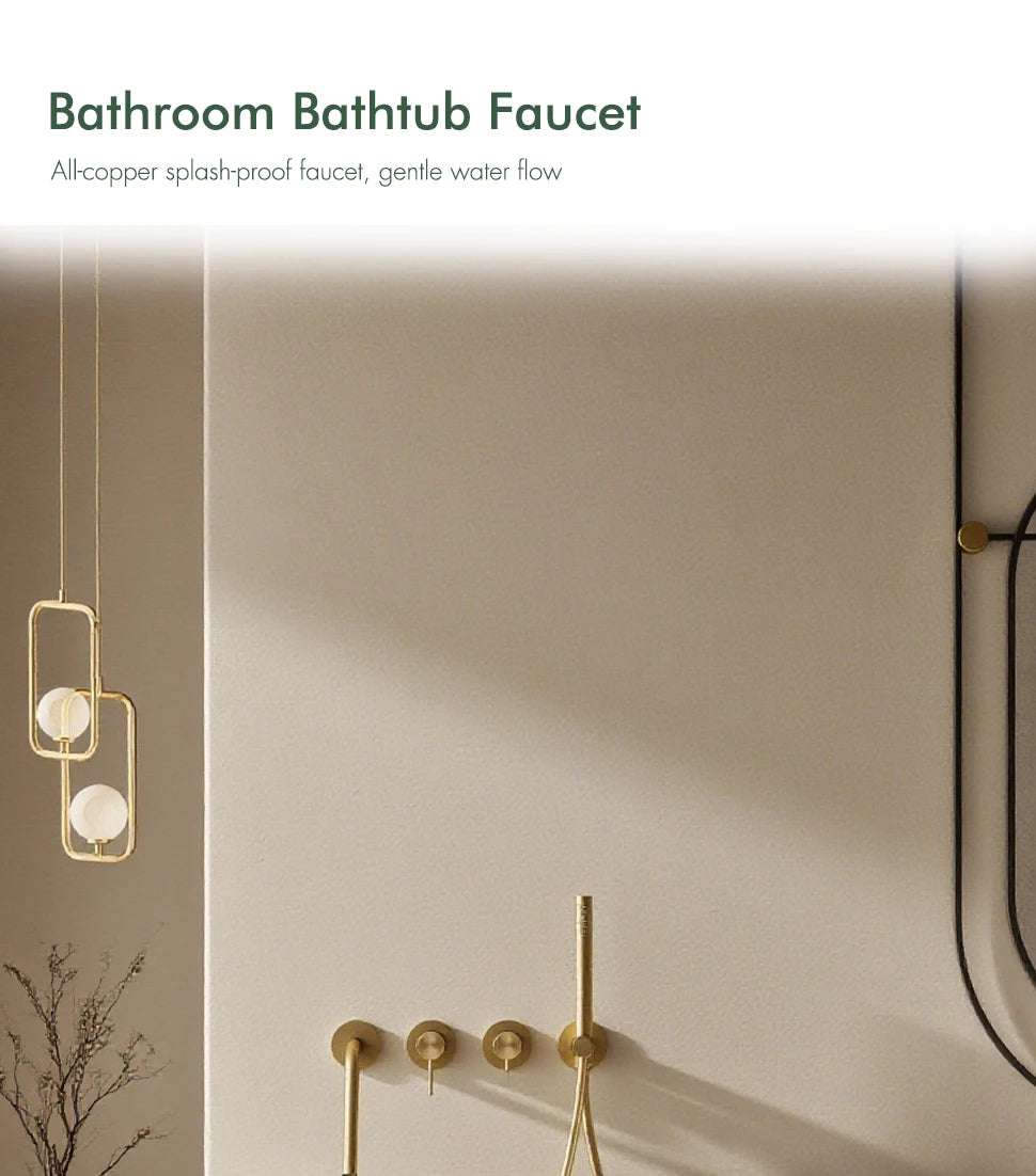 Shower Faucet Concealed Box Hand Shower Long Nose