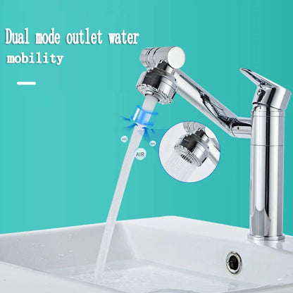 Basin Faucet Modern Bathroom Mixer Tap Black/Chrome Wash