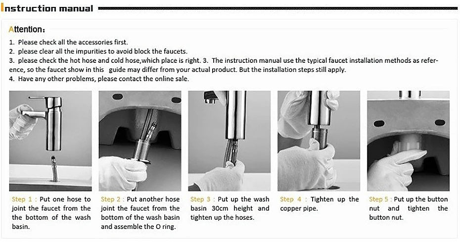 Faucet Chrome Brass Tall Faucet Mixer Sink Faucet