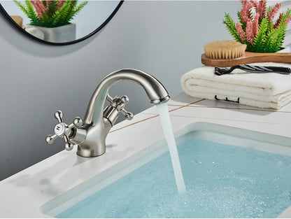 Gold/Antique Brass Bathroom Basin Sink Faucet Mixer Tap