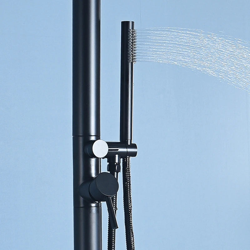 Outdoor Shower Column Garden Beach Waterproof Large Nozzle