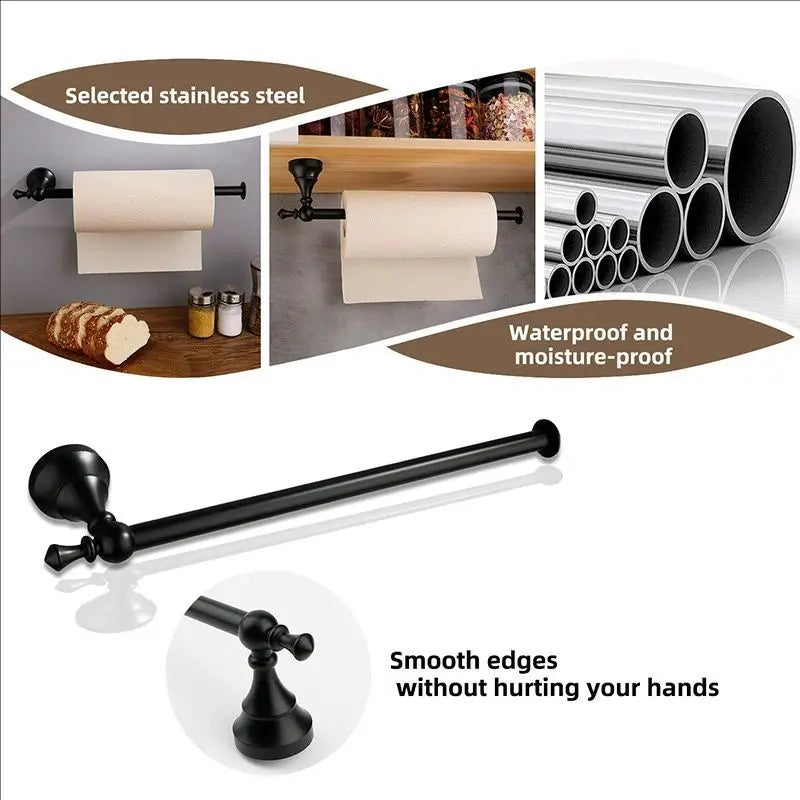 Mosa Gold Stainless Steel Bathroom Hardware Towel Bar