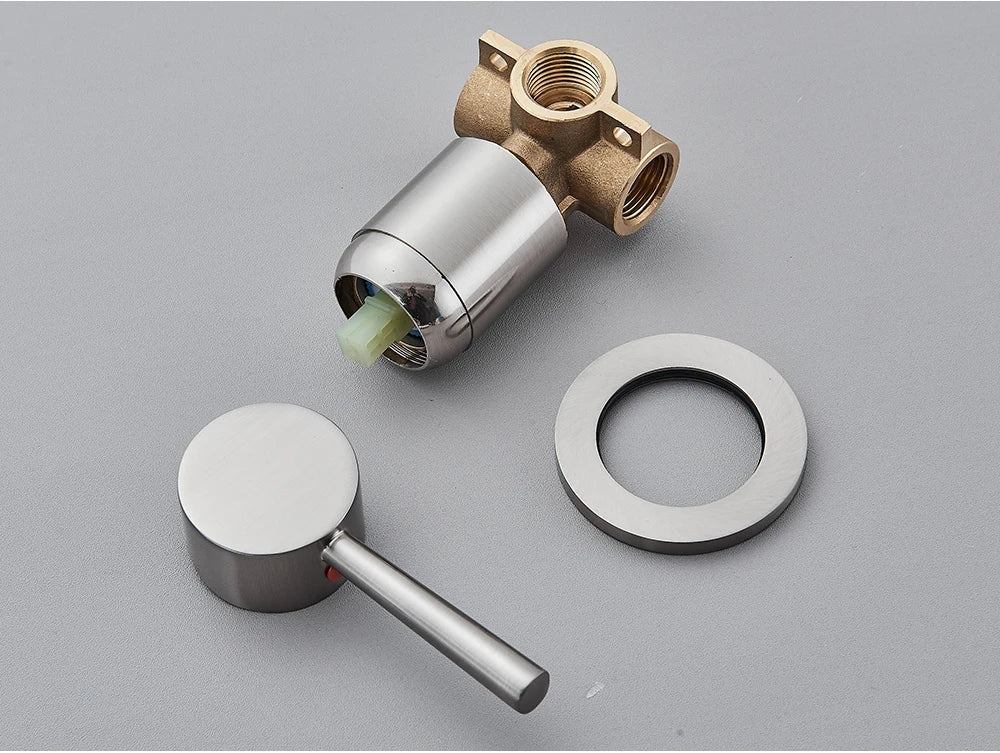 Brushed Gold Handheld Shower Bathroom Shower Faucet &