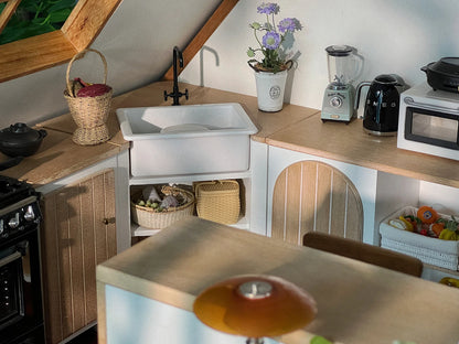 Solid Wood Metal Corner Sink Cabinet Door Cabinet