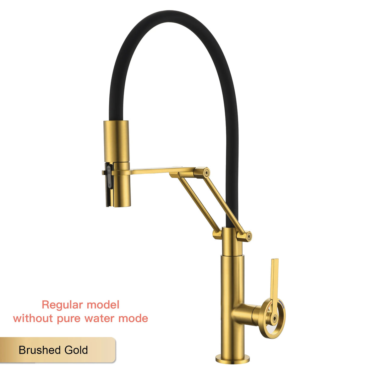 Gun Gray Brass Island Style Faucet Filtered Water