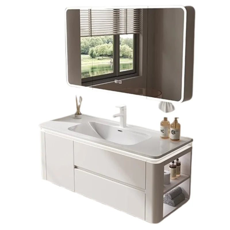 Led Light Ensuite Bathroom Cabinet Basin Designs Mirror