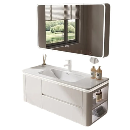 Led Light Ensuite Bathroom Cabinet Basin Designs Mirror