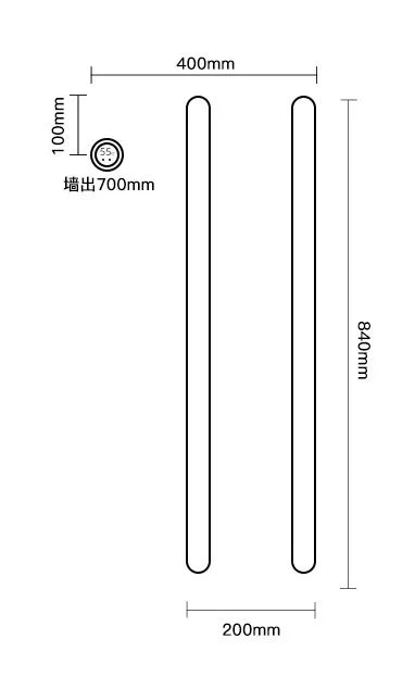 Intelligent Electric Heating Towel Rack Invisible Installation