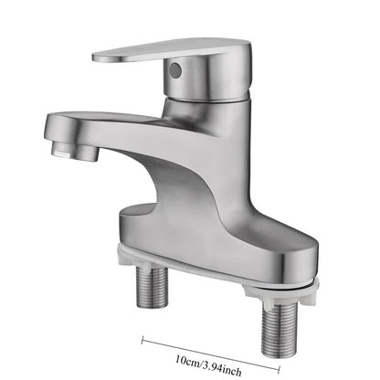 Washbasin Sink Faucet Deck Mounted 304 Stainless Steel