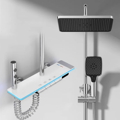 Luxury Smart Led Bathroom Shower Faucet Functions Smart