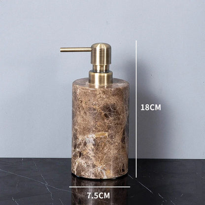 Emperador Dark Natural Marble Bathroom Brown Luxury Toothbrush