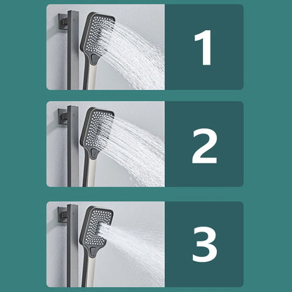 Modern Shower System Full Grey Way Piano Keys