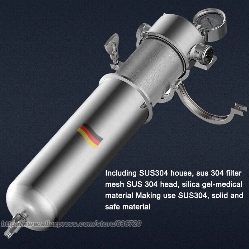 8000 Stainless Steel Under Sink Water Filter System